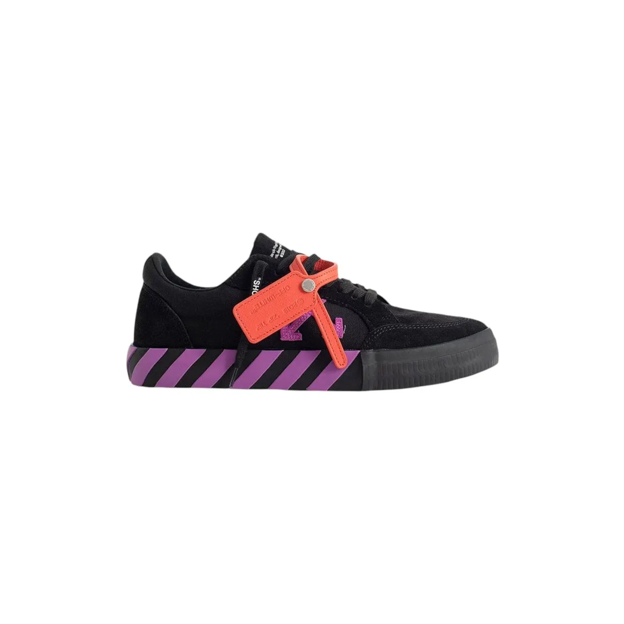 OFF-WHITE Vulc Low Black Orchid (OMIA085S23LEA0011039)