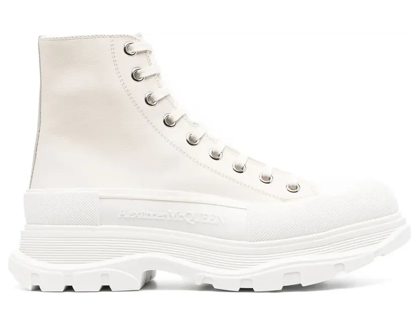 Alexander McQueen Black Tread Slick High Sneakers (705661WHZ62)