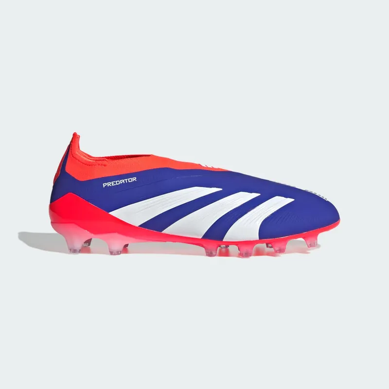 adidas Predator Elite Laceless Artificial Ground Lucid Blue Cloud White Solar Red (IF6430)