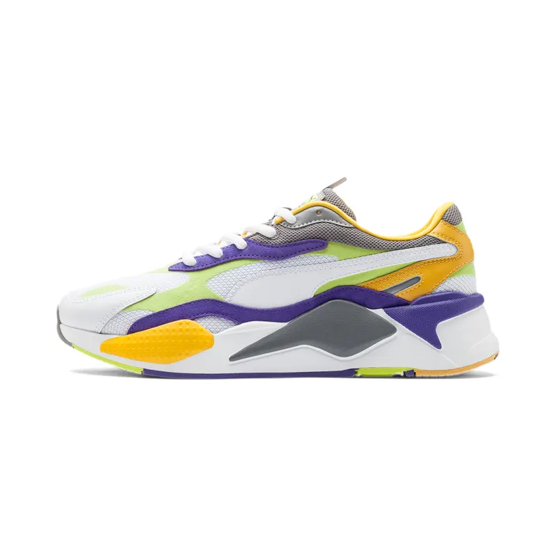 Puma RS-X3 Level Up White Puma White/Lime Punch (373169-01)