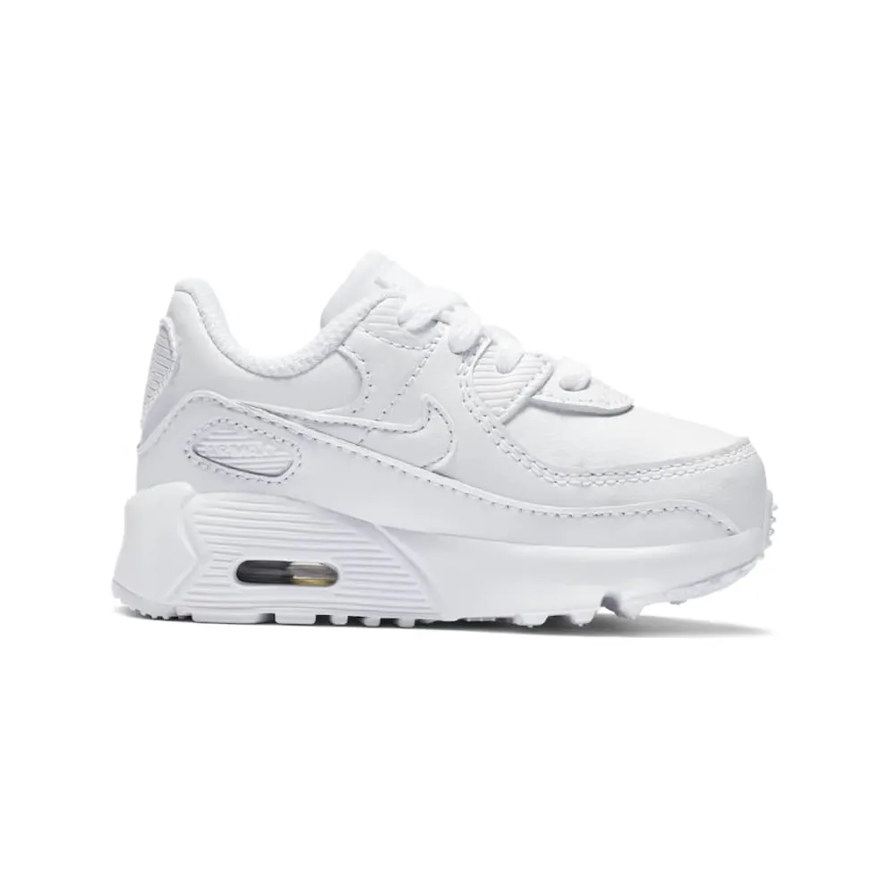 Nike Air Max 90 Leather Triple White (TD) White/Metallic Silver-White-White (CD6868-100)