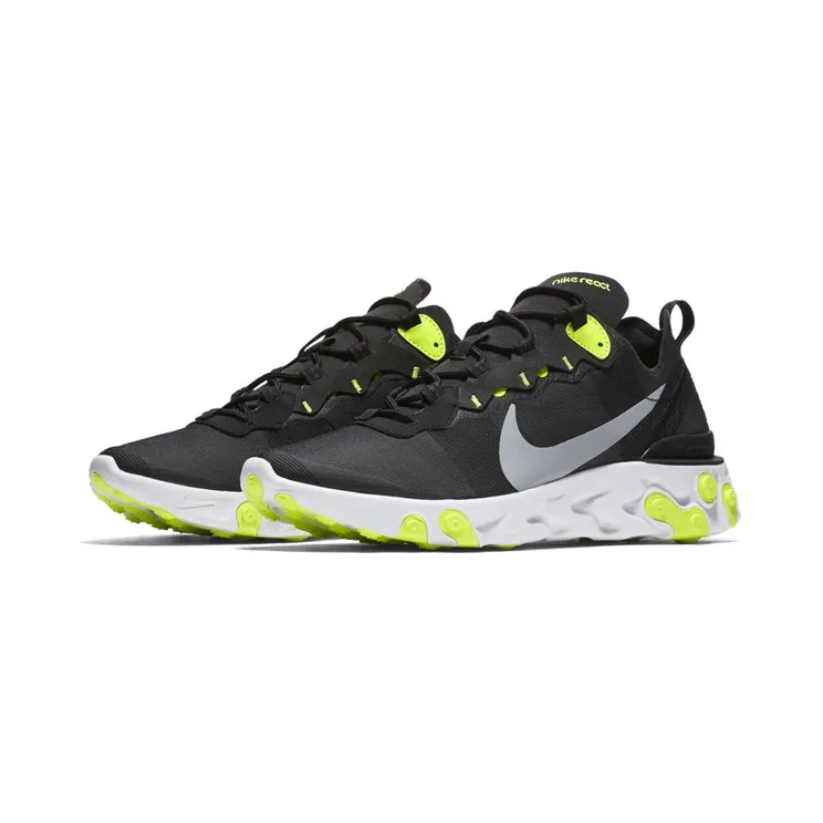 Nike React Element 55 Black Volt (BQ6166-001)