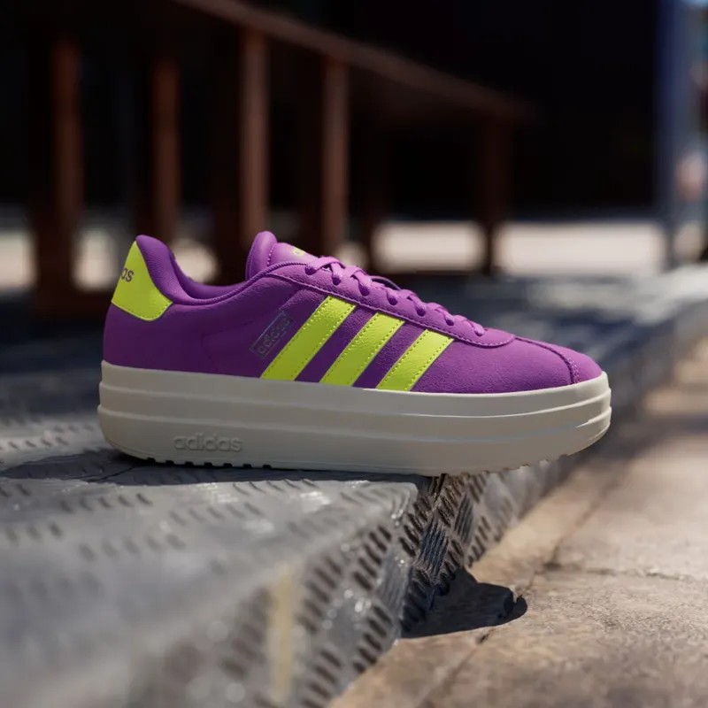 Adidas VL Court Bold Flash Pink / Lucid Lemon / Silver Metallic (JI1785)