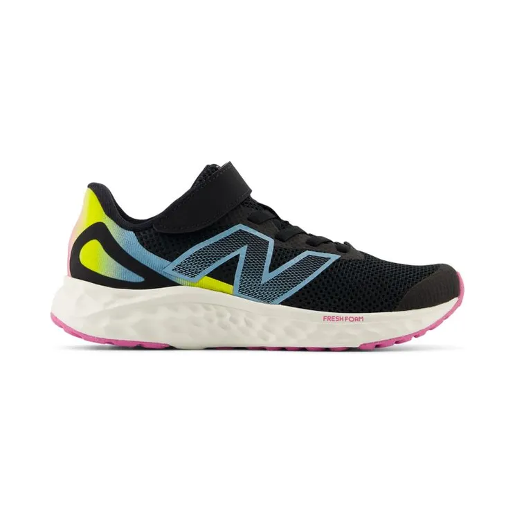 New Balance Fresh Foam Arishi v4 Bungee Lace Black Real Pink Chrome Blue (PAARIGF4)