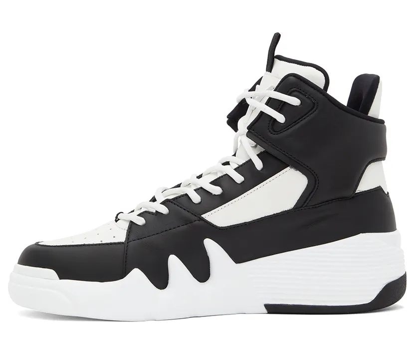 Giuseppe Zanotti Black & White Talon Sneakers (RM10007-91382) (3)