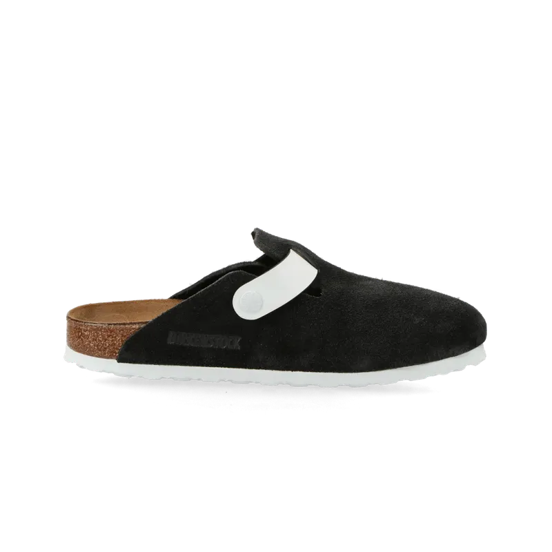 Birkenstock Boston VL W (Black / White) – 1025937