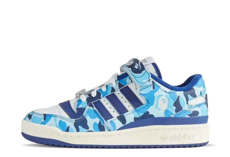 adidas Forum 84 Low Bape 30th Anniversary Blue Camo (ID4772)