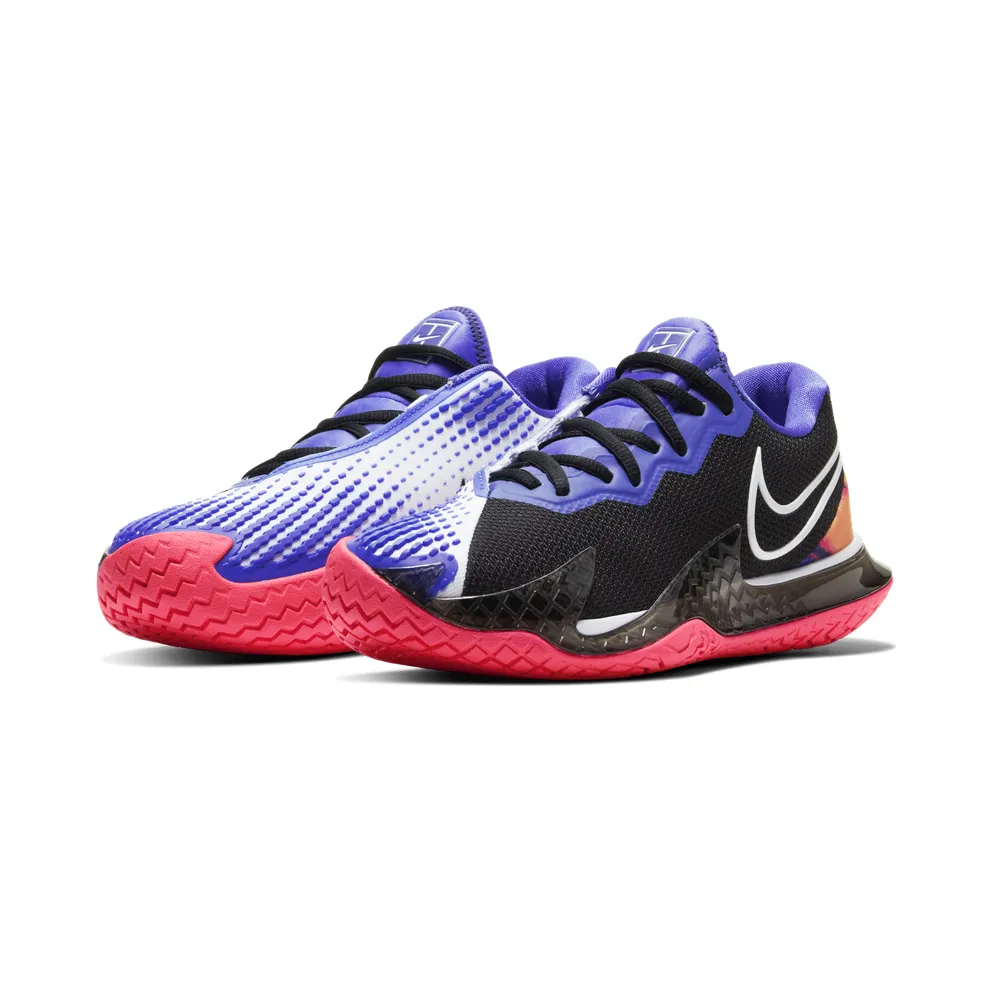 NikeCourt Air Zoom Vapor Cage 4 Hardcourt “Black / Laser Crimson / Persian Violet / White” (CD0431-003)