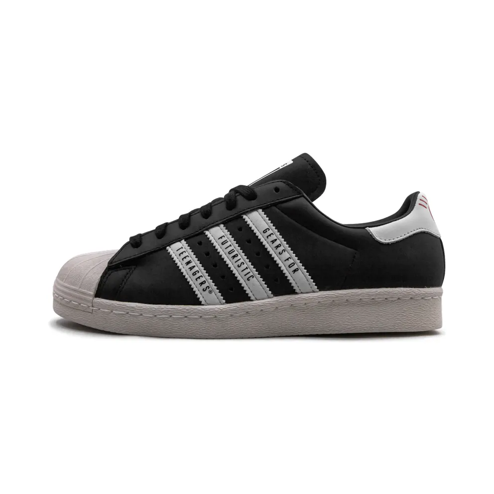 adidas Superstar 80s Human Made Schuh Core Black / Cloud White / Off White (FY0729)