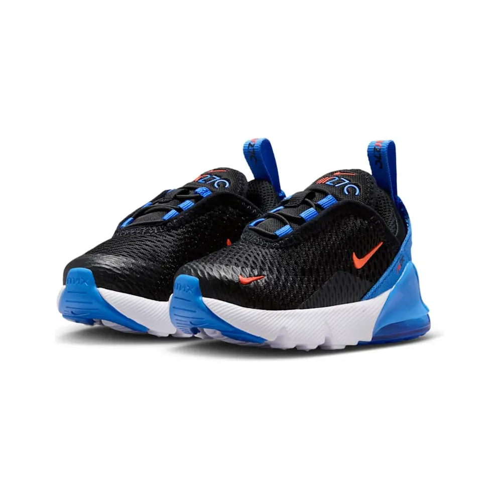 Nike Air Max 270 Black Blue Crystal Turf Orange (DD1646-047)