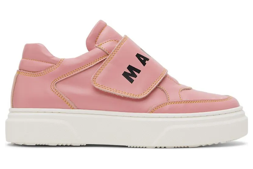 Marni Kids White Velcro Sneakers (71590)