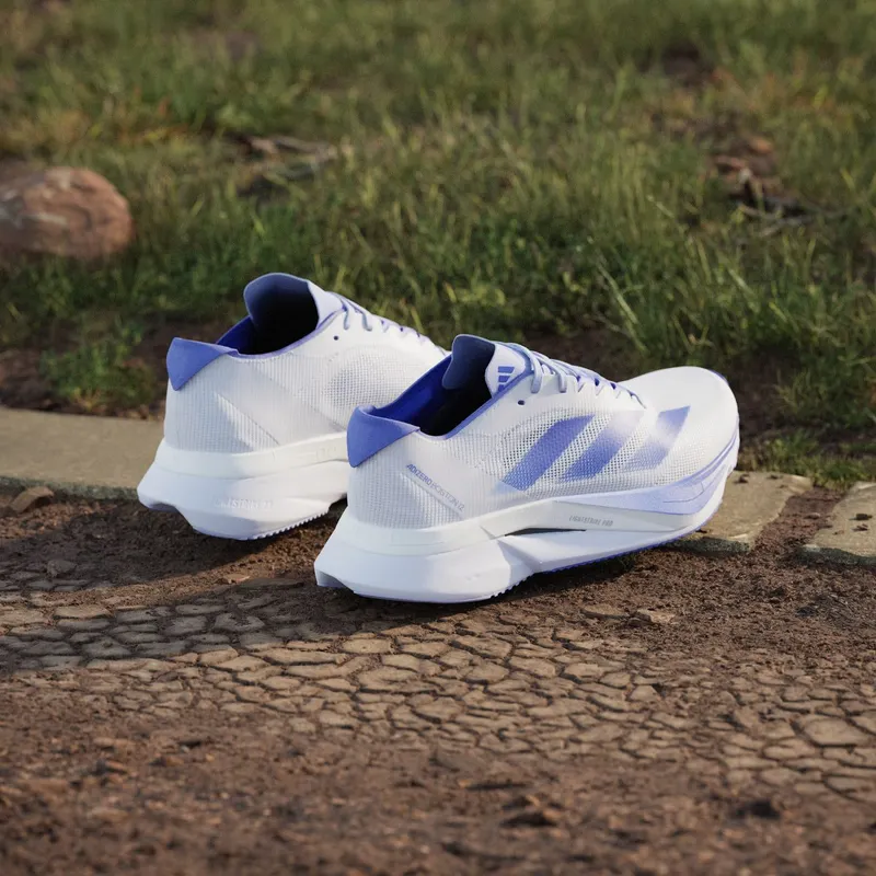 Adidas Adizero Boston 12 Cloud White / Lucid Blue / Cobalt Blue (JI4479)