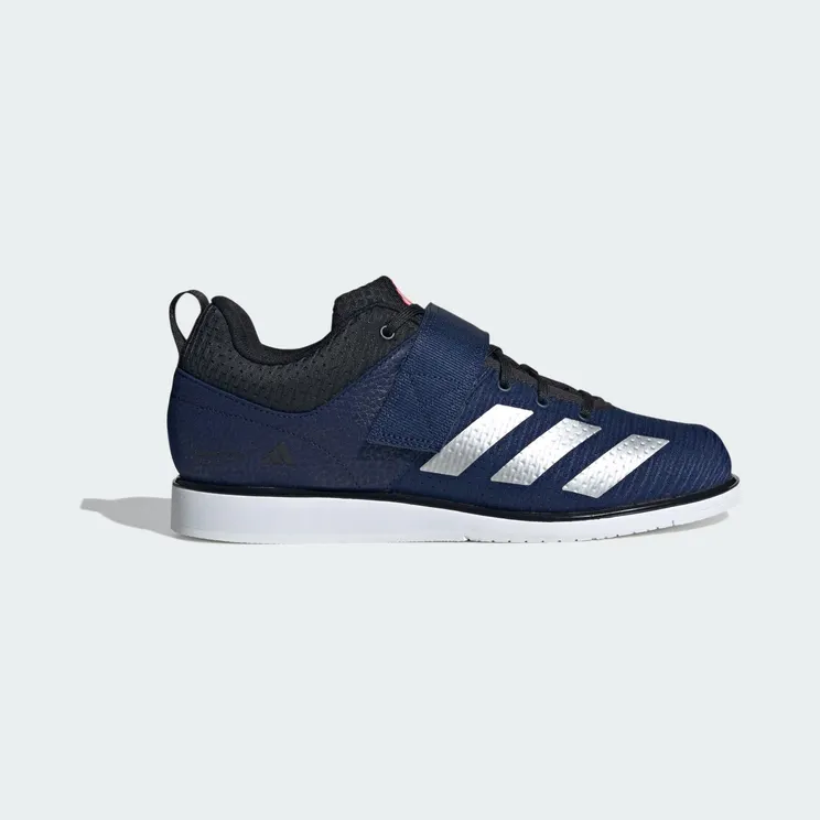 adidas Powerlift 5 Weightlifting “Dark Blue / Silver Metallic / Lucid Red” (JP6201)