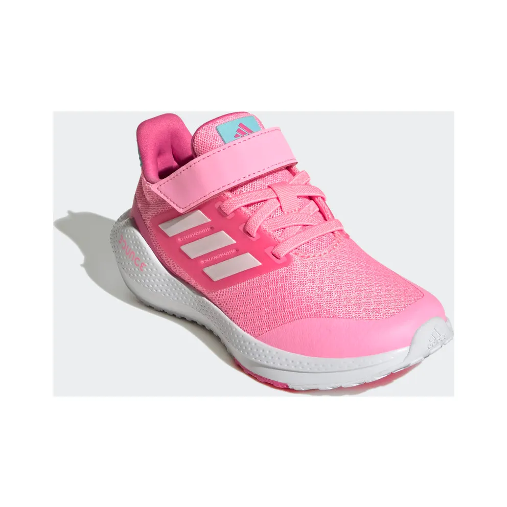 Adidas EQ21 Run 2.0 Bounce Sport Running Elastic Lace with Top Strap Beam Pink / Cloud White / Pulse Magenta (HR1843)