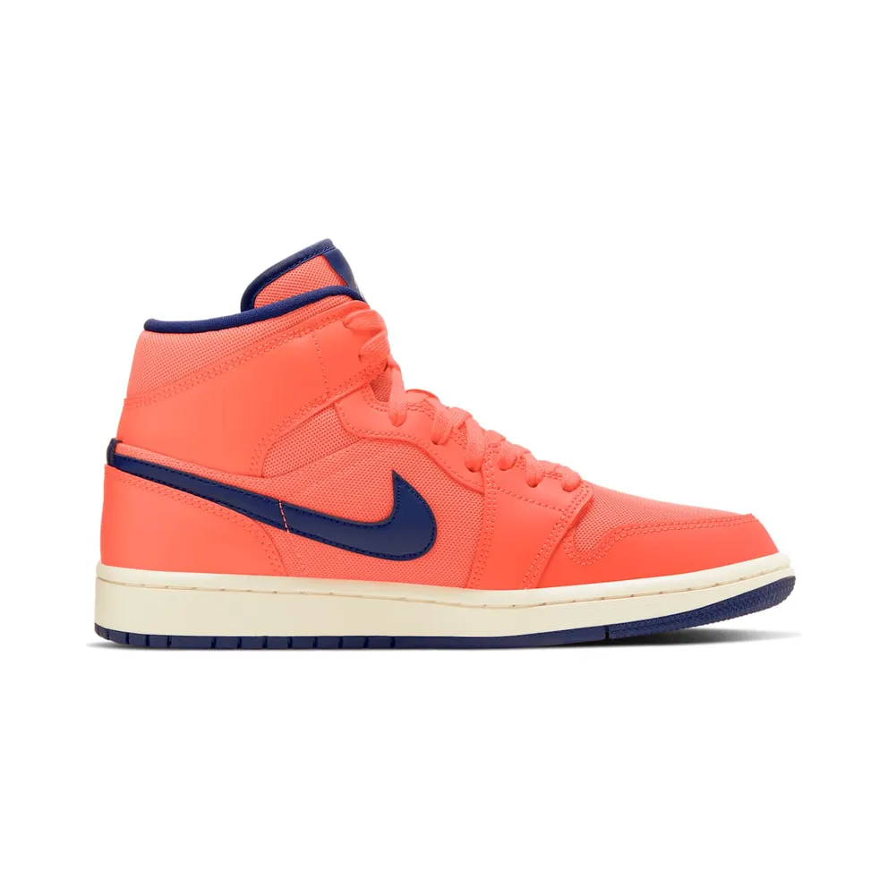 Jordan 1 Mid Turf Orange Blue Void (W) Turf Orange/Blue Void-Light Cream (CD7240-804)