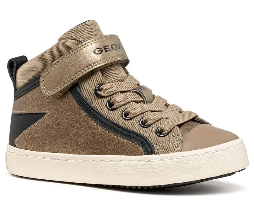 Geox sneaker Donker beige/zwart (J944GM0NFGN-C0533)