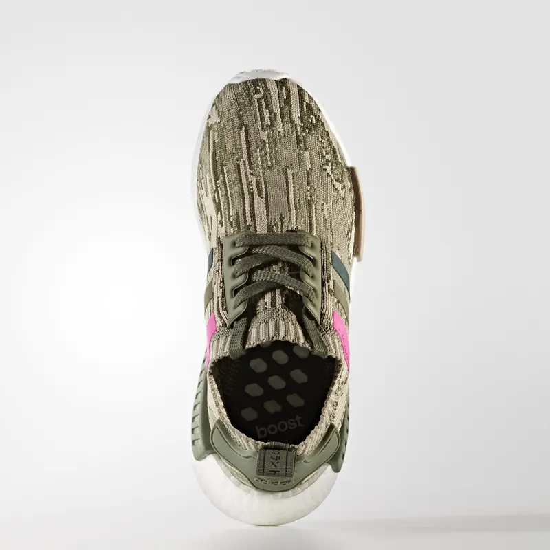 adidas NMD R1 Glitch Camo St Major (W) Sergeant Major/Green Night/Shock Pink (BY9864)