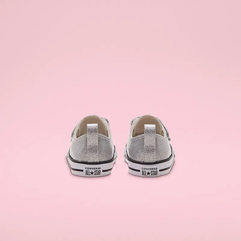 Converse Toddlers’ Coated Glitter Easy-On Chuck Taylor All Star Low Top (768470C)