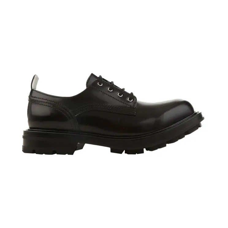 Alexander McQueen Worker Lace Up Black (652663WHZ801000)