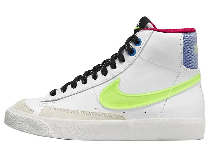Nike Blazer Mid ’77 “WHITE/VOLT-HYPER ROYAL” (DV2234-100)