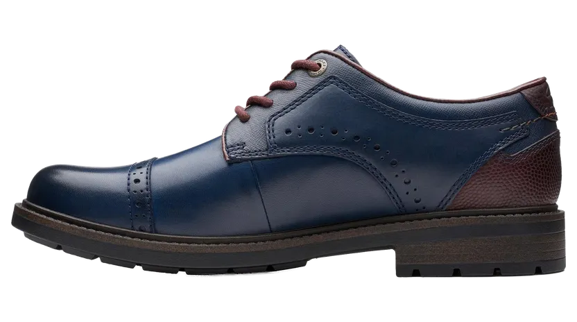 Clarks Un Shire Vibe “Navy Combi” (26176914)