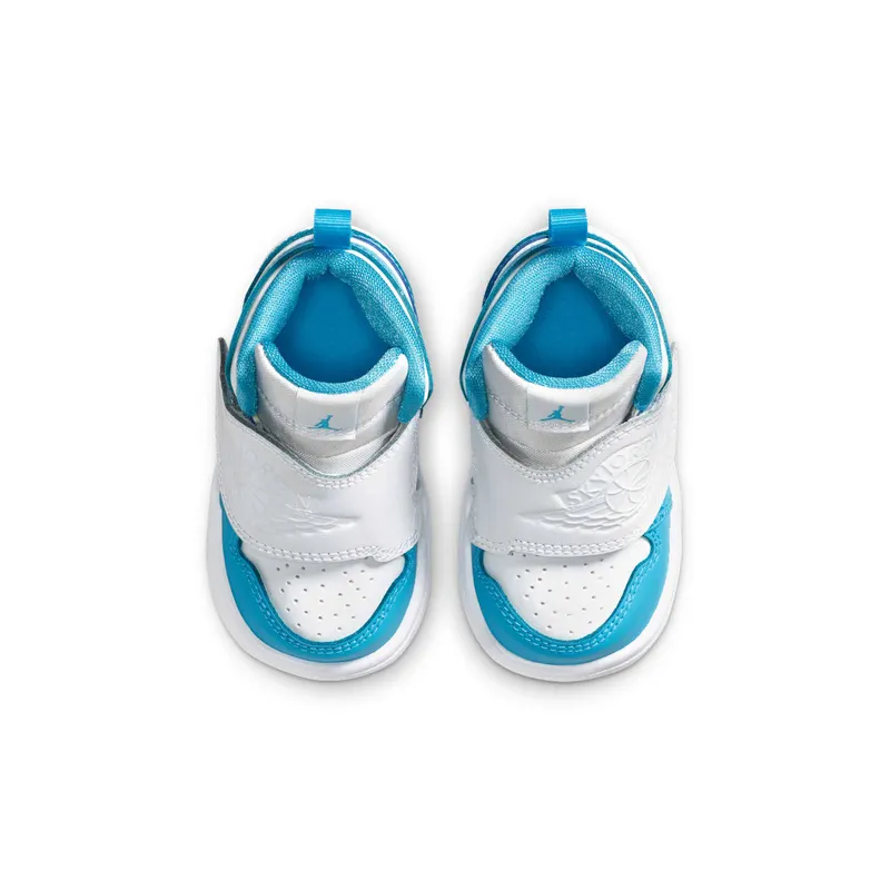 Jordan Sky 1 UNC (TD) White/White-Dark Powder Blue (BQ7196-117)