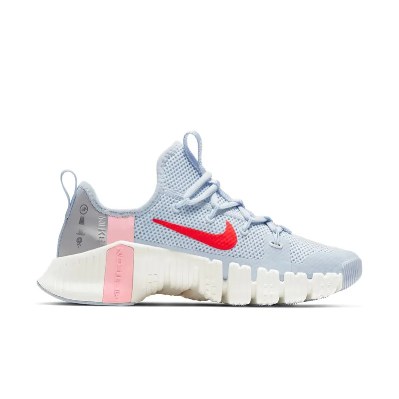 Nike Free Metcon 3 Football Grey Bright Crimson (CJ6314-006)