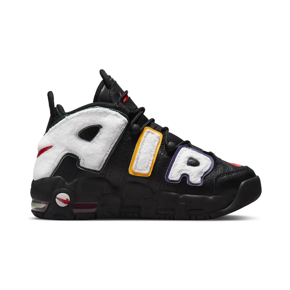 Nike Air More Uptempo “Black / White / Pro Green / University Red” (DQ7780-001)