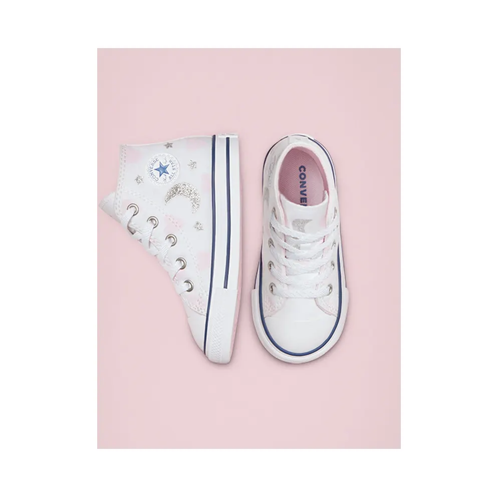 Converse My Wish Chuck Taylor All Star High Top White/pink/silver (771093C)
