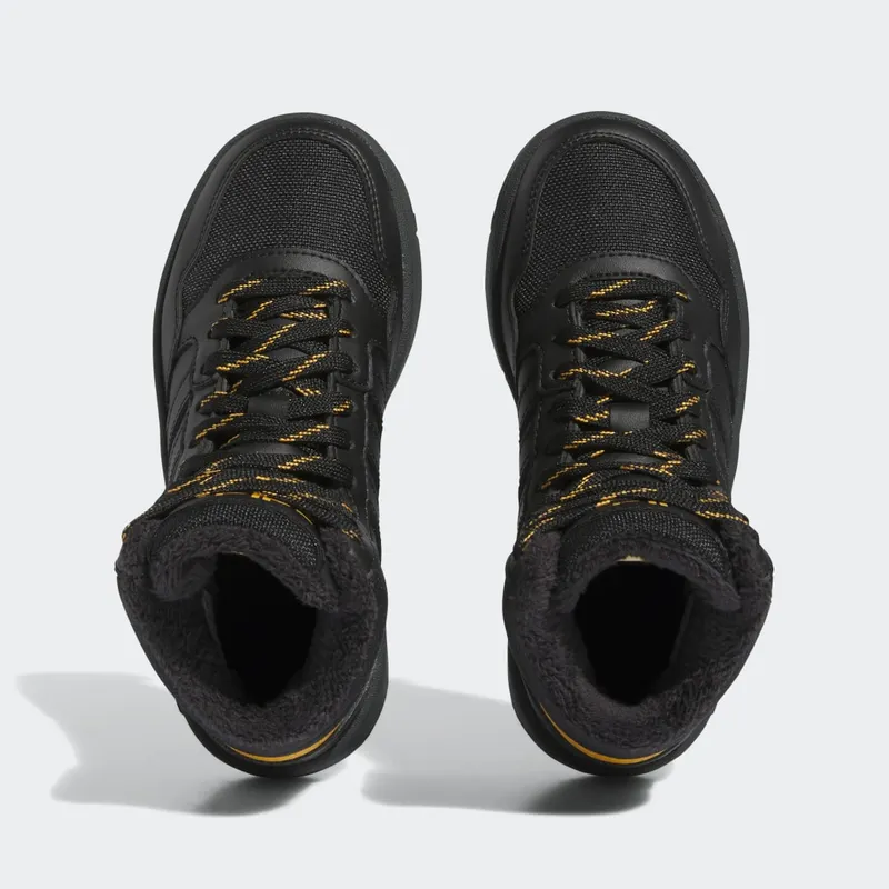 Adidas Hoops Mid 3.0 Kids Core Black / Core Black / Preloved Yellow (IF7736)