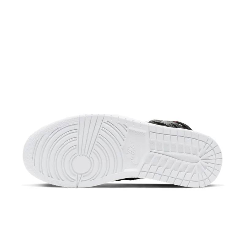 Jordan 1 Cargo Black White Black/White-Metallic Silver-Orange Blaze-University Red (CD6757-001)