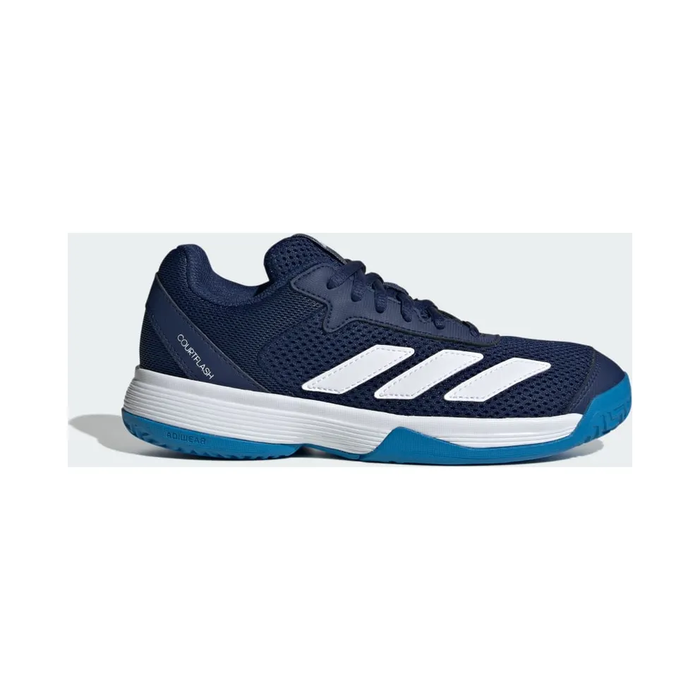 Adidas Courtflash Tennis Kids Dark Blue / Cloud White / Bright Blue (KK3857)
