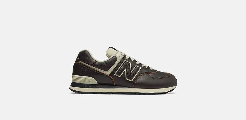 New Balance 574 Black Leather (ML574LPK)