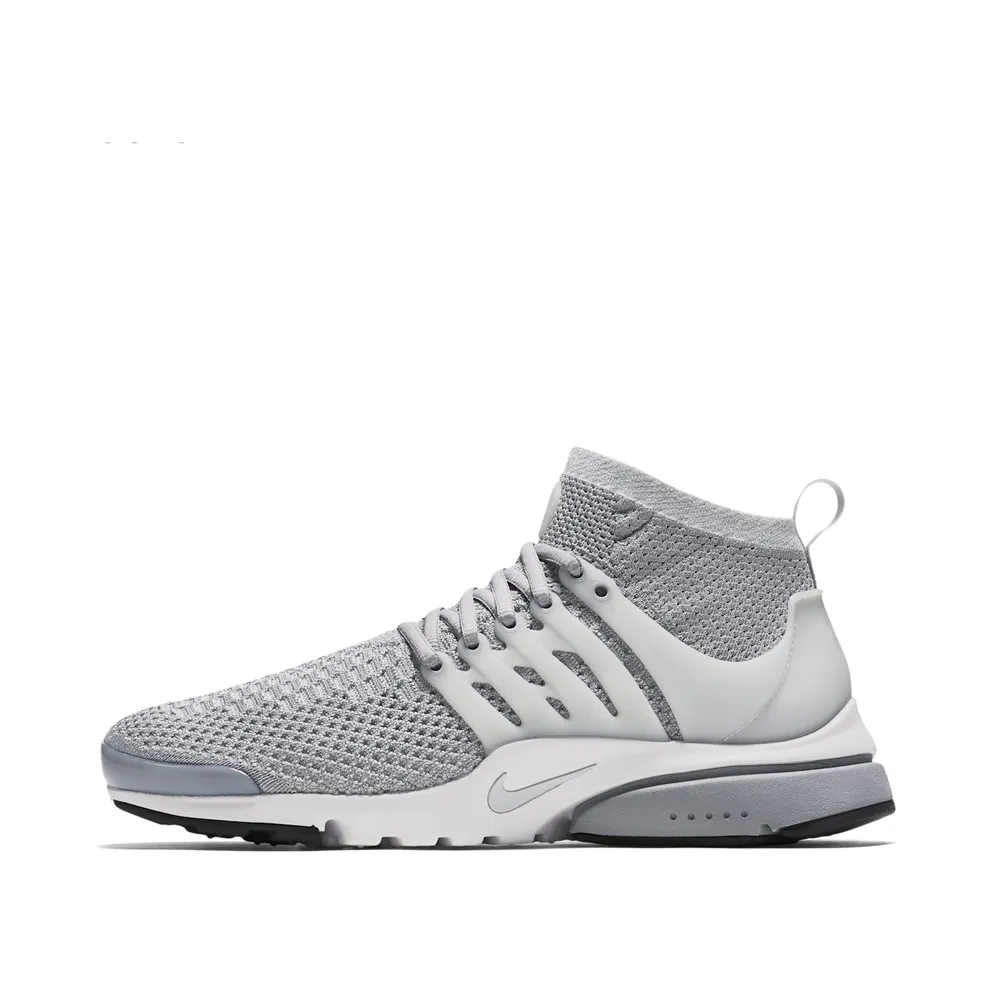 Nike Air Presto Ultra Flyknit “Wolf Grey / White / Black / Pure Platinum” (835570-002)