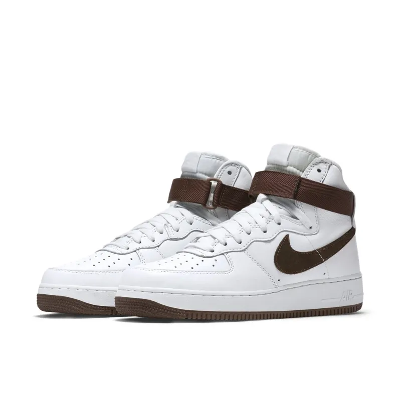 Nike Air Force 1 Hi Retro Qs Summit White/Chocolate Summit White/Chocolate (743546-102)