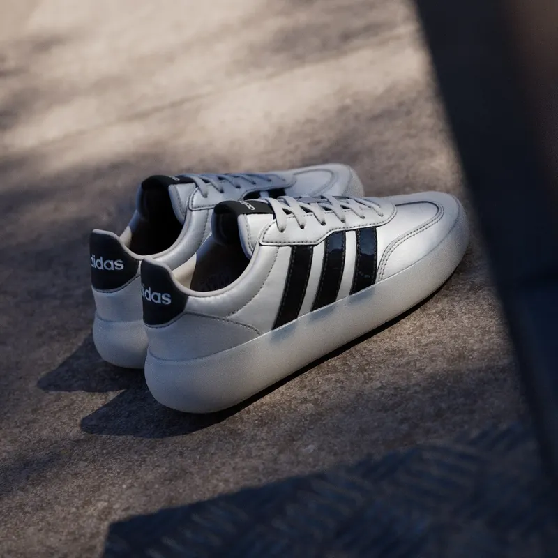 Adidas BARREDA DECODE Shoes Silver Metallic / Core Black / Chalk White (JR7224)