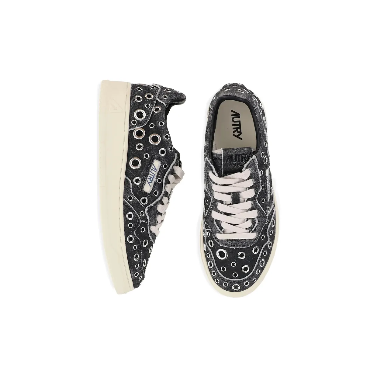 Autry Medalist Low Eyelet-embellished “Black” (AULW TF01) (3)