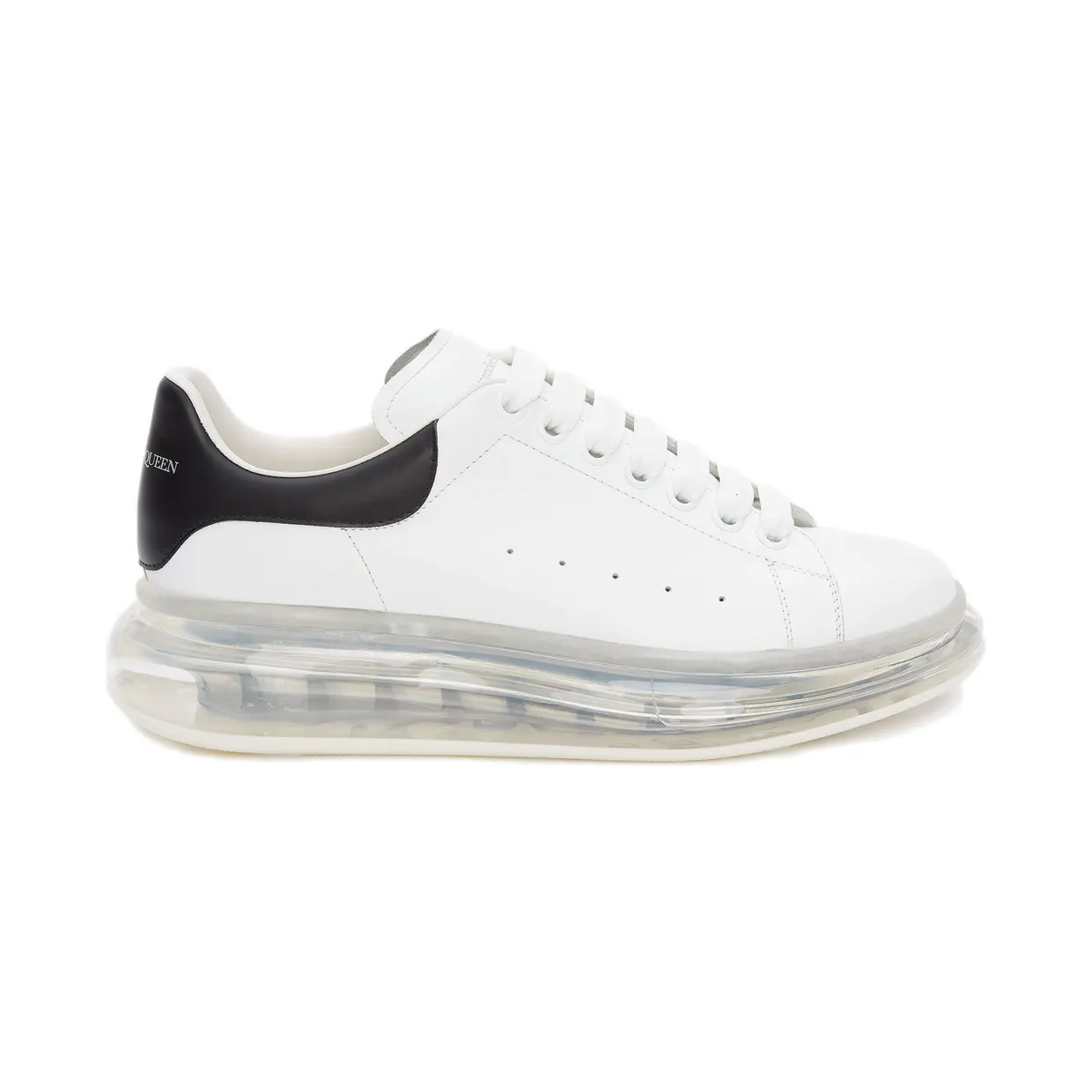 Alexander McQueen Oversized Clear Sole Black