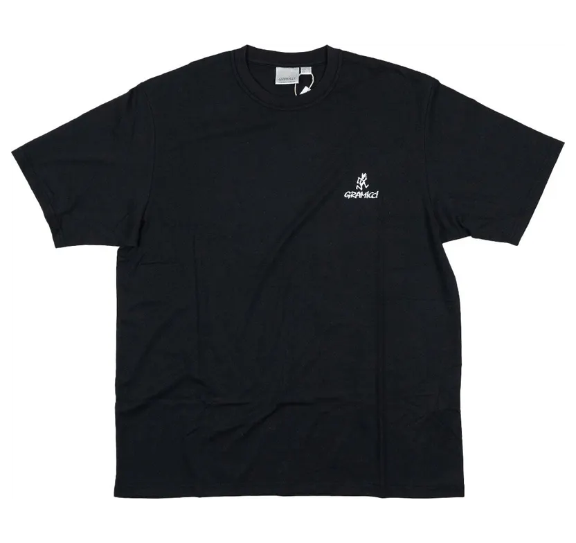 Gramicci – One Point Logo Tee – T-Shirt-kurzarm (G4SU-T096-black)