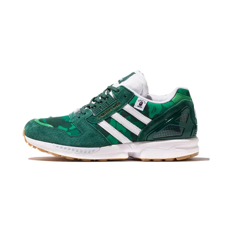 Adidas BAPE x Undefeated x ZX 8000 ‘Green Camo’ (FY8851)