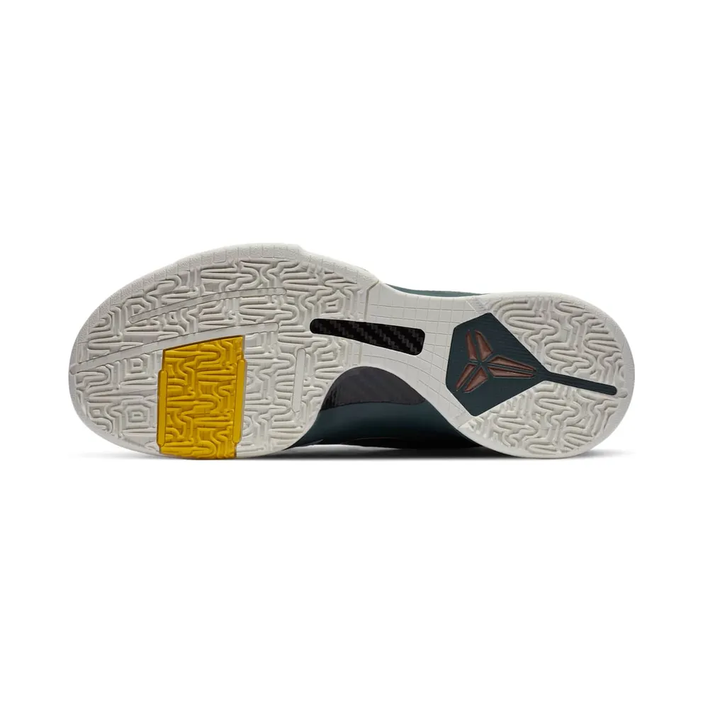 Nike Kobe 5 Protro EYBL Girls (2020) Forest Green/Metallic Red Bronze-Speed Yellow-Forest Green (CD4991-300)
