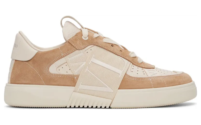 Valentino Garavani Off-White & Tan VL7N Sneakers (XY2S0C58SJE)