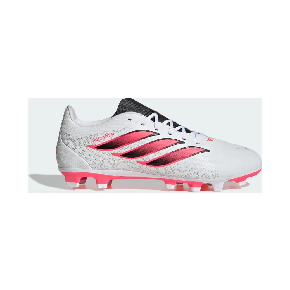 Adidas Predator Club FG/MG Soccer Cleats “Cloud White / Solar Turbo / Core Black” (IH2111)