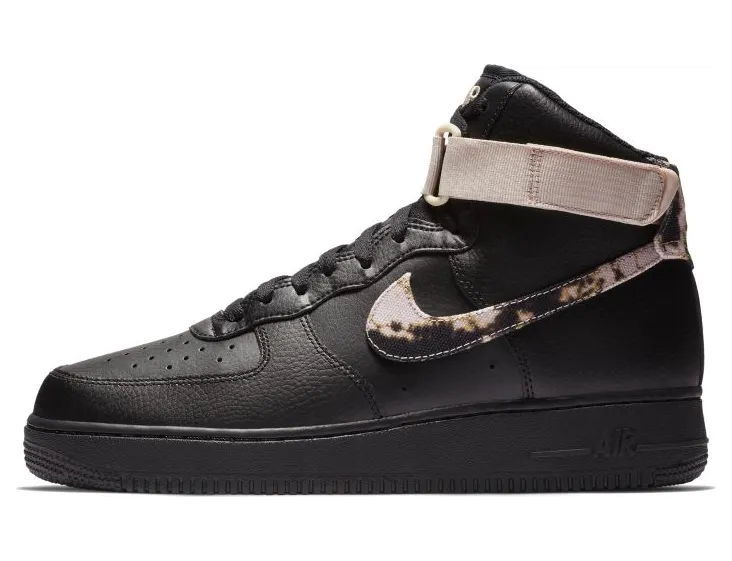 Nike Air Force 1 High Acid Wash Pack Black