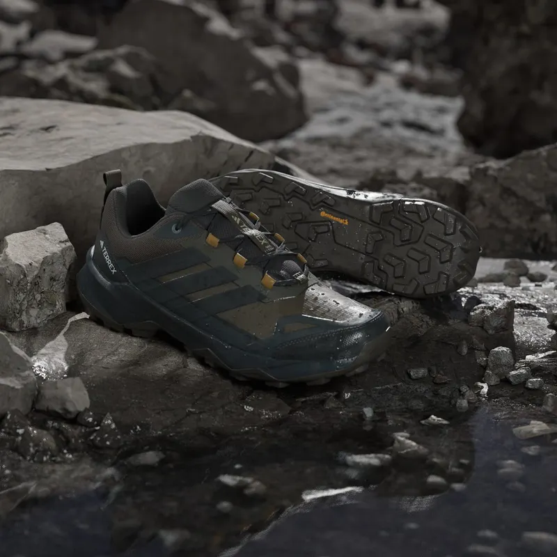 adidas Terrex Skychaser Ax5 Gore Tex Hiking Shoes Shadow Olive Carbon Bronze Strata (JQ2213)