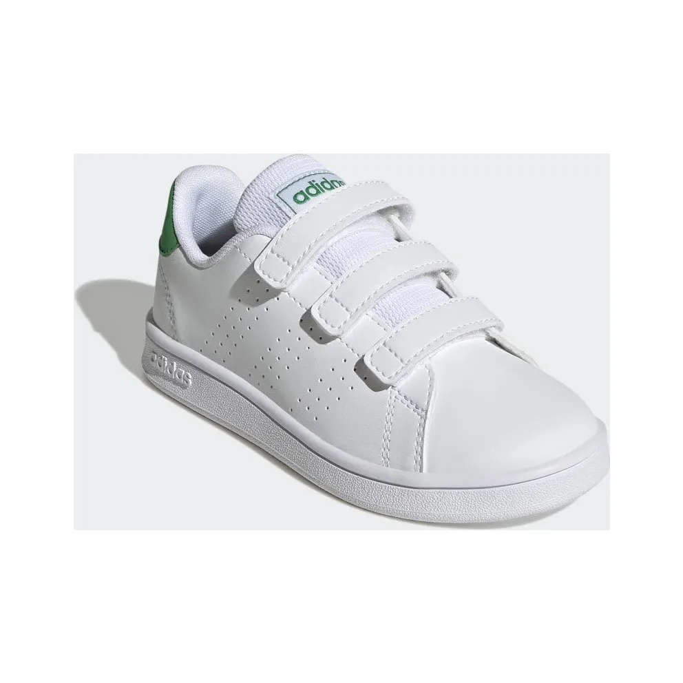 Adidas Advantage Court Lifestyle Hook-and-Loop Cloud White / Green / Core Black (GW6494)