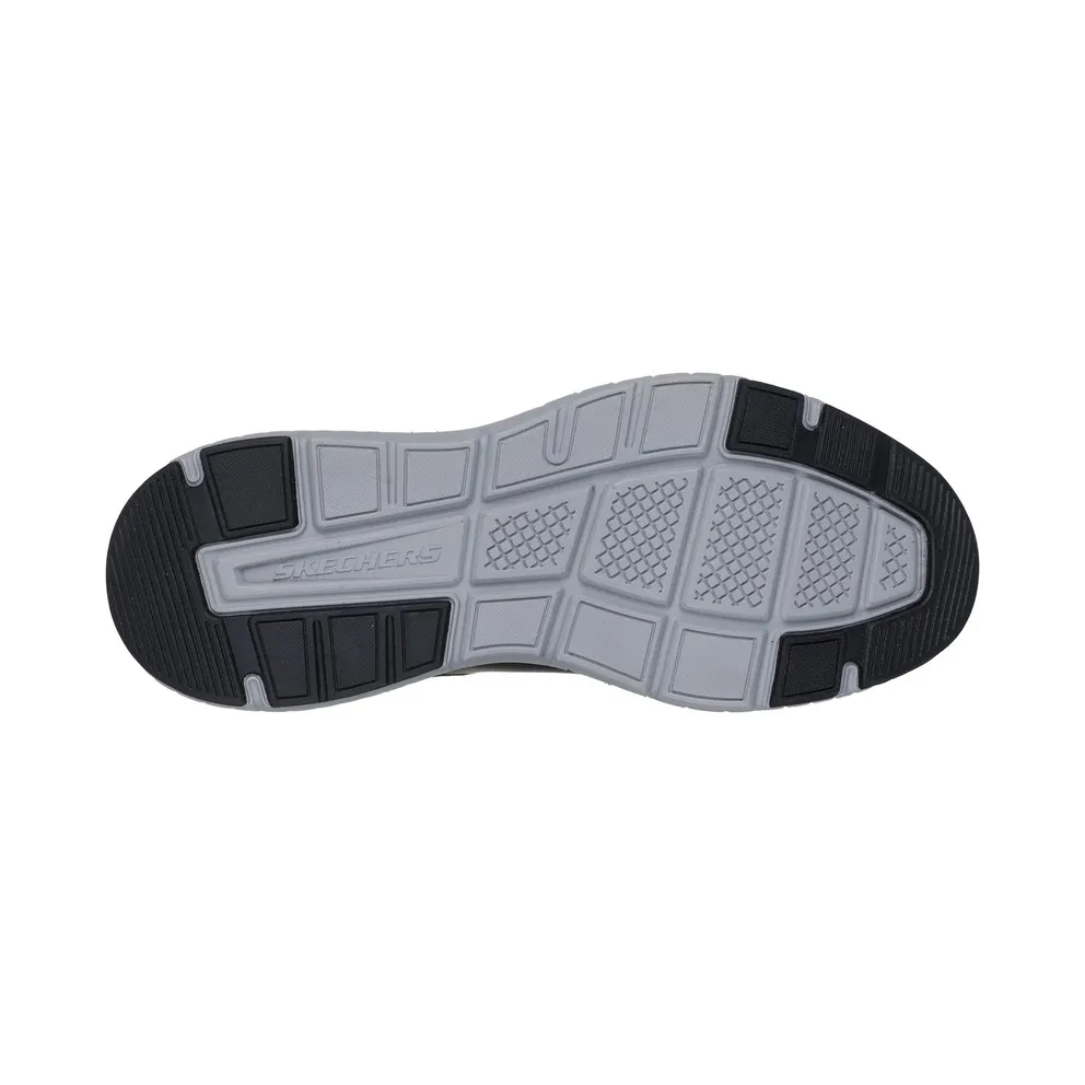 Skechers Waterproof Relaxed Fit: Arch Fit Crosser “Ronaldo Sneaker Black” (205347BLK)