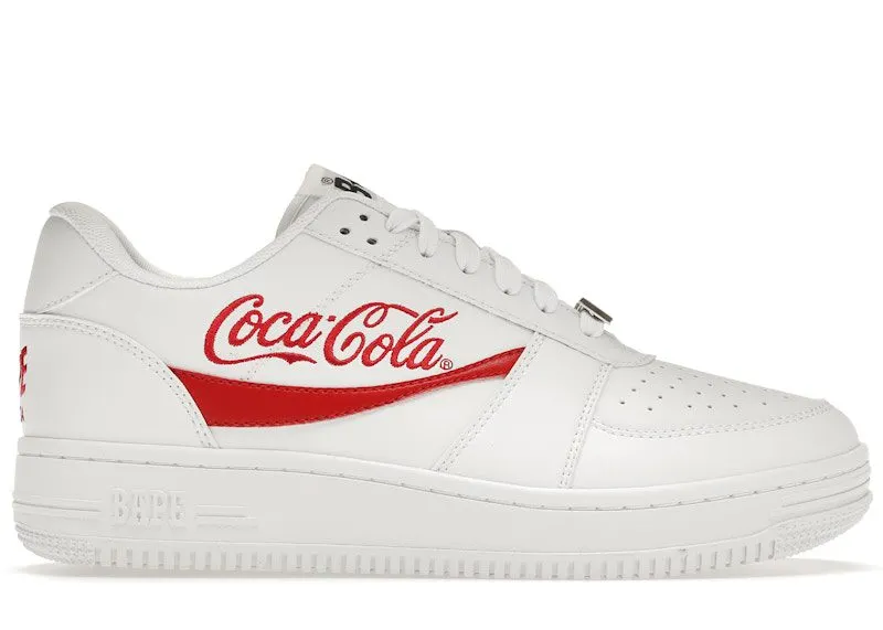 A Bathing Ape Bape Sta Low Coca-Cola White (1G23191913-WHT)