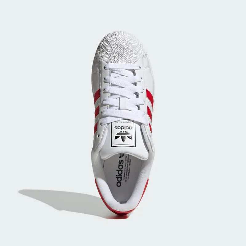 Adidas Superstar II “Cloud White / Better Scarlet” (JQ4728)
