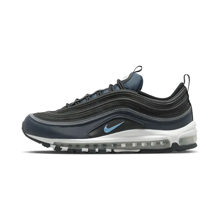Nike Air Max 97 “Black / Dark Obsidian / Pure Platinum / University Blue” (DQ3955-001)